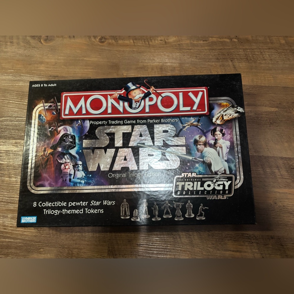 Monopoly Star Wars The Original Trilogy USED